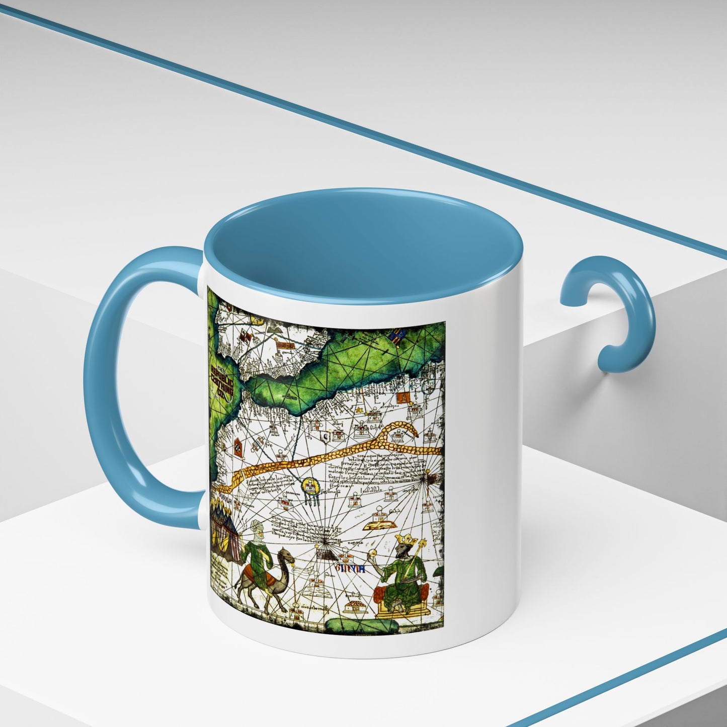 Mansa Musa Map Coffee Mug (11, 15oz)