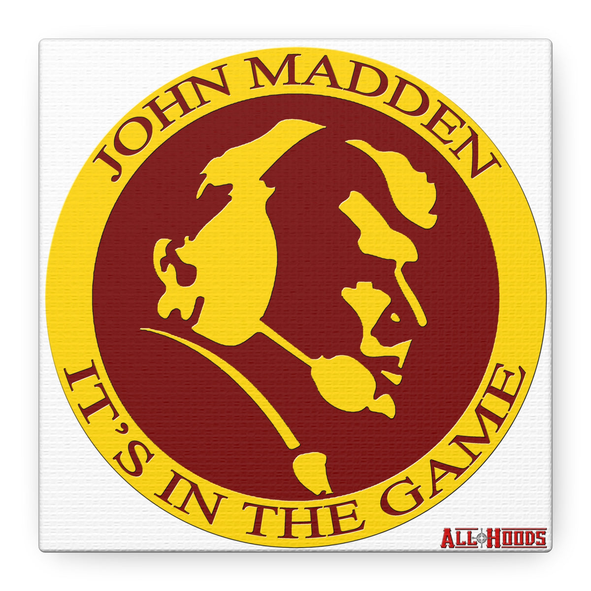 John Madden Matte Canvas, 1.25"