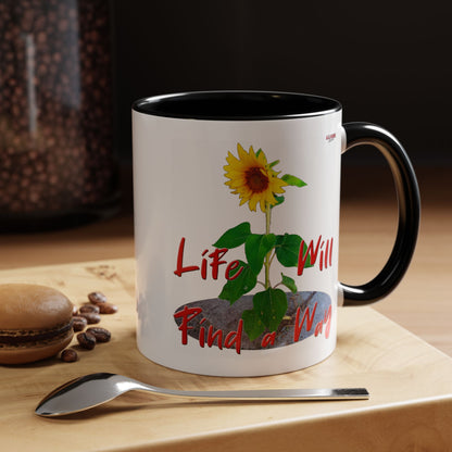 Concrete Sunflower Coffee Mug (11, 15oz)
