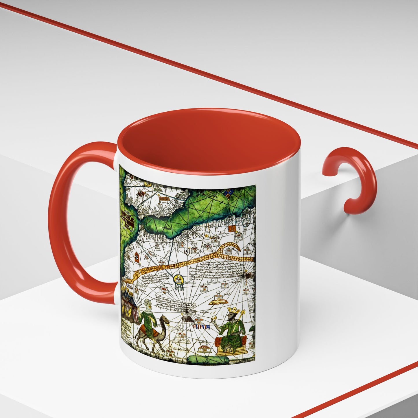 Mansa Musa Map Coffee Mug (11, 15oz)