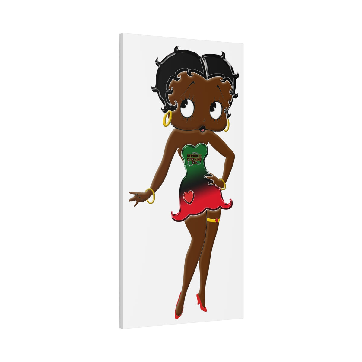Betty Boop Matte Canvas, 1.25"