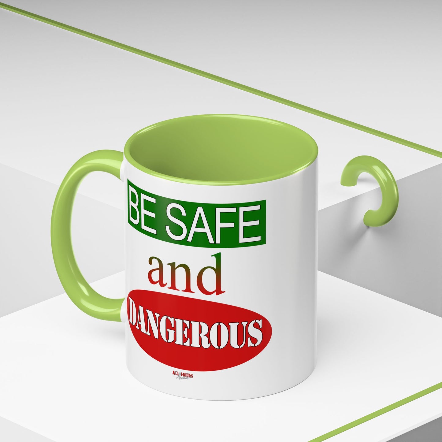 Safe and Dangerous Coffee Mug (11, 15oz)