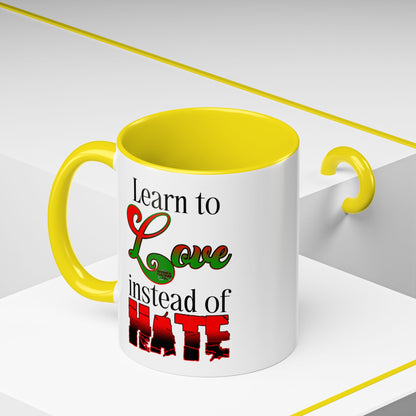 Learn to Love Coffee Mug (11, 15oz)