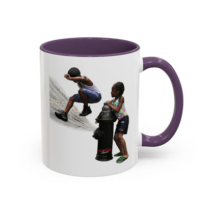 Fire Hydrant Fun Coffee Mug (11, 15oz)