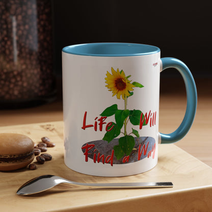 Concrete Sunflower Coffee Mug (11, 15oz)