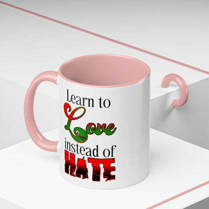 Learn to Love Coffee Mug (11, 15oz)