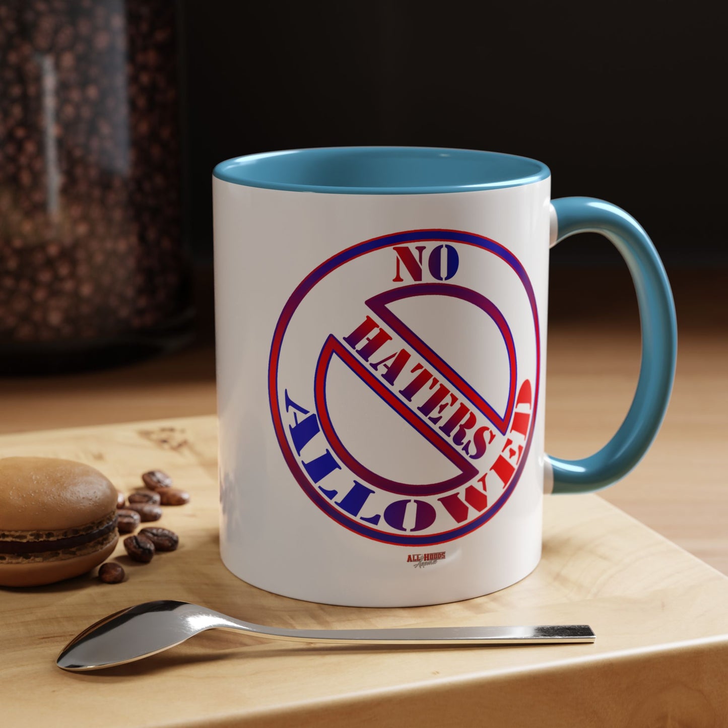 No Haters Allowed Coffee Mug (11, 15oz)