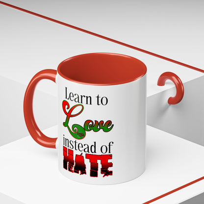 Learn to Love Coffee Mug (11, 15oz)