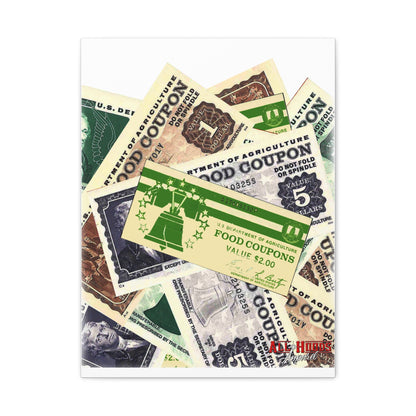Food Stamps Matte Canvas, 1.25"
