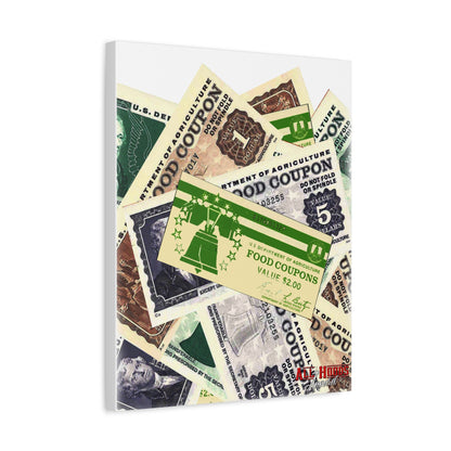 Food Stamps Matte Canvas, 1.25"