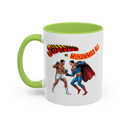 Superman v. Muhammad Ali Coffee Mug (11, 15oz)