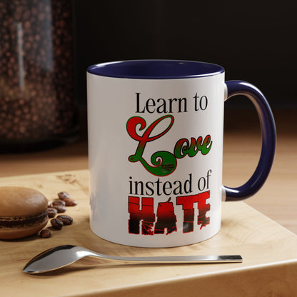 Learn to Love Coffee Mug (11, 15oz)