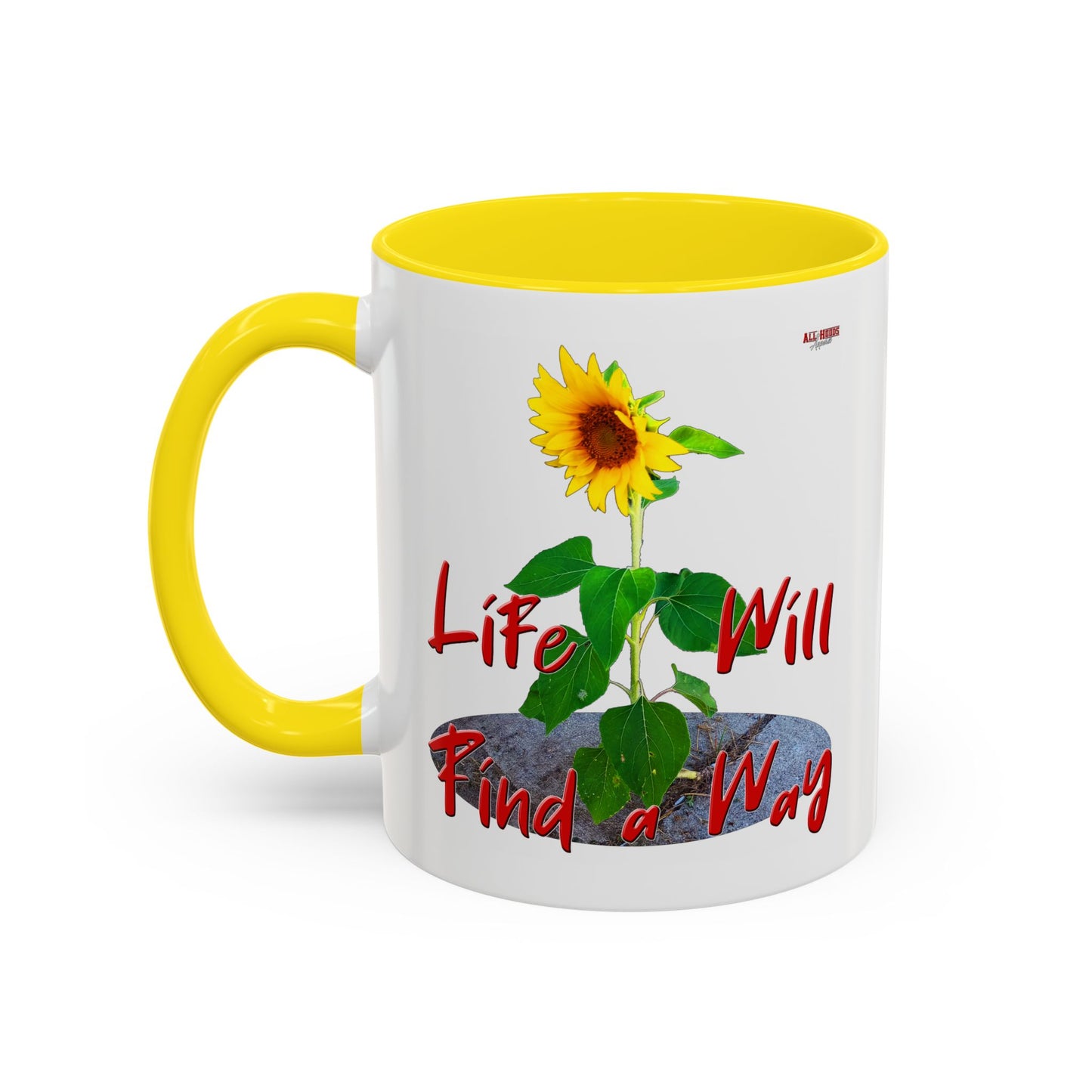 Concrete Sunflower Coffee Mug (11, 15oz)