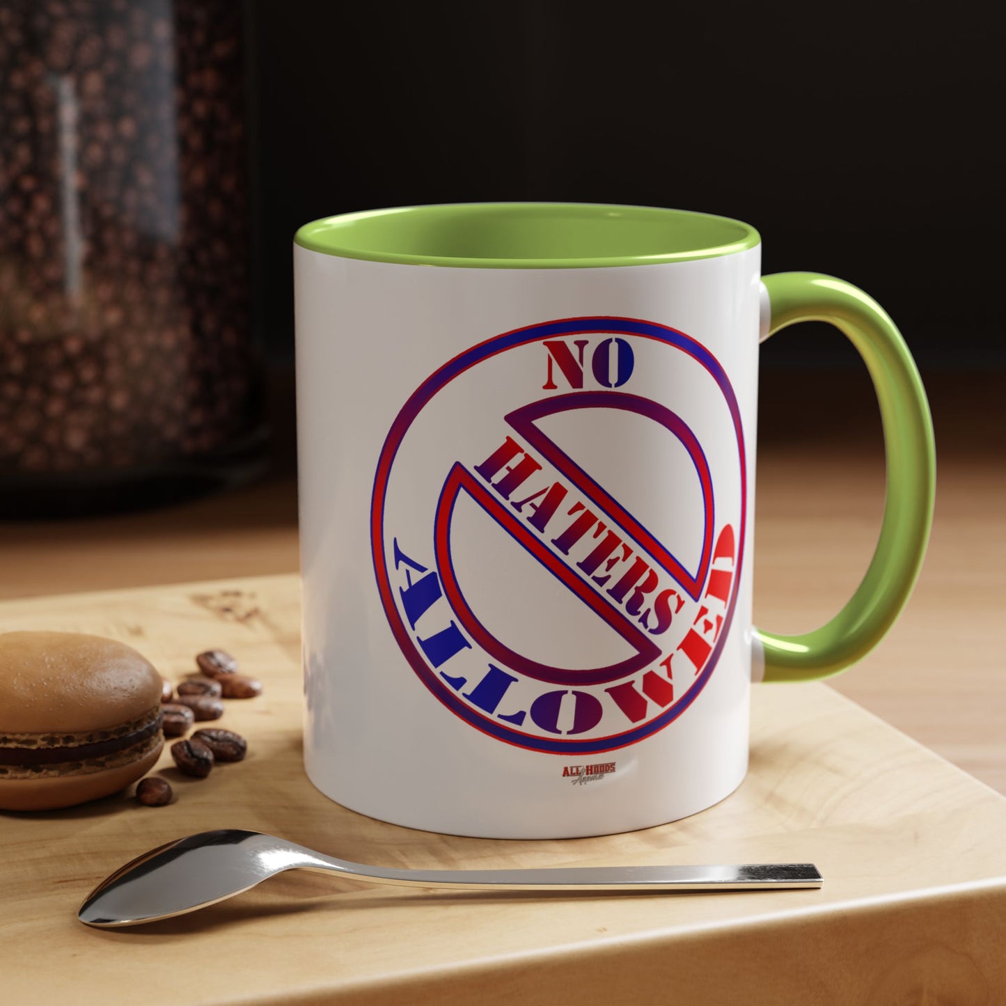 No Haters Allowed Coffee Mug (11, 15oz)