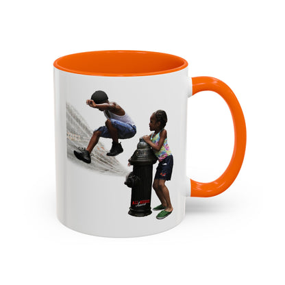 Fire Hydrant Fun Coffee Mug (11, 15oz)