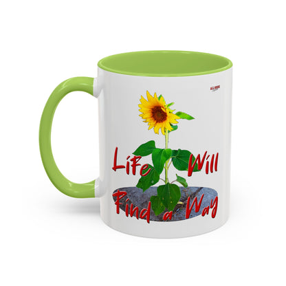 Concrete Sunflower Coffee Mug (11, 15oz)