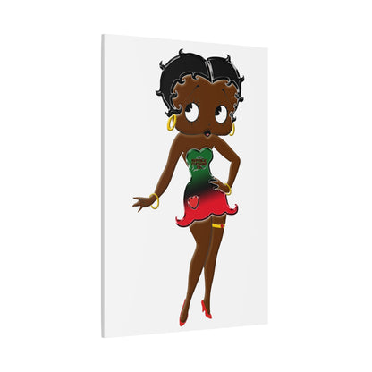 Betty Boop Matte Canvas, 1.25"