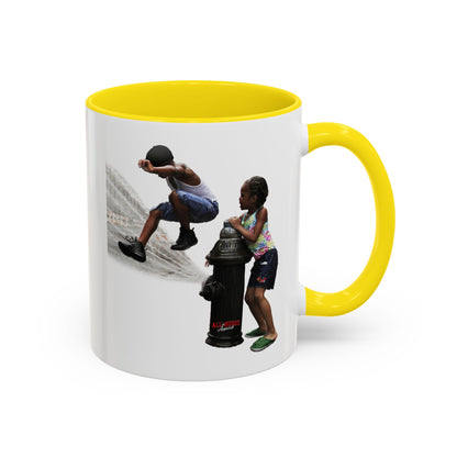 Fire Hydrant Fun Coffee Mug (11, 15oz)