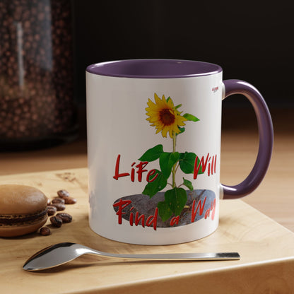 Concrete Sunflower Coffee Mug (11, 15oz)