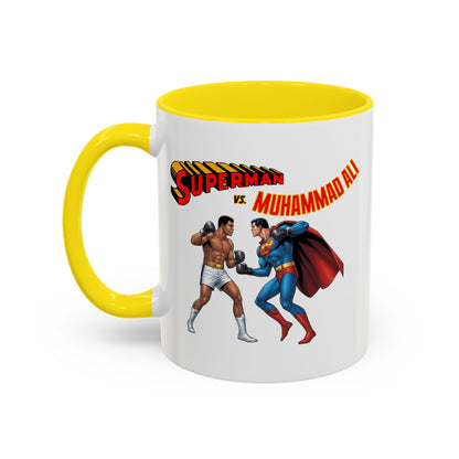 Superman v. Muhammad Ali Coffee Mug (11, 15oz)